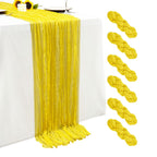6Pack Terracotta Cheesecloth Table Runner 17x108 inch Sheer Table Runner