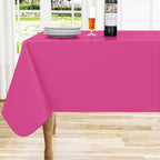 homing Rectangle Black Vinyl Waterproof Tablecloth with Flannel Backed