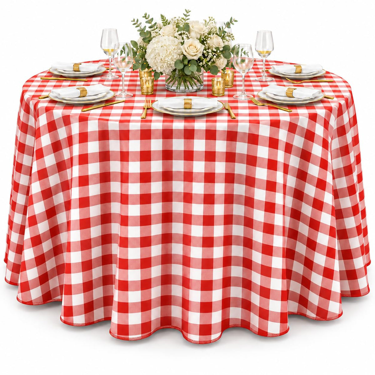 AK TRADING CO. 60 x 102-Inch Rectangular Polyester Tablecloth - Made in USA - Wrinkle-Resistant, Flame Retardant, Durable Party Table Cover, Banquet Tablecloth, Wedding Table Cover - Light Blue