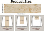 FEXIA Beige Cheesecloth Table Runner Gauze Rustic Boho Party Decoration