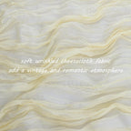 12 Pack 10Ft Cheesecloth Table Runner 35x120 Inch Boho Gauze Rustic Cheese Cloth Long Romantic Table Runner for Wedding Bridal Shower Birthday Party Table Decor (Beige)