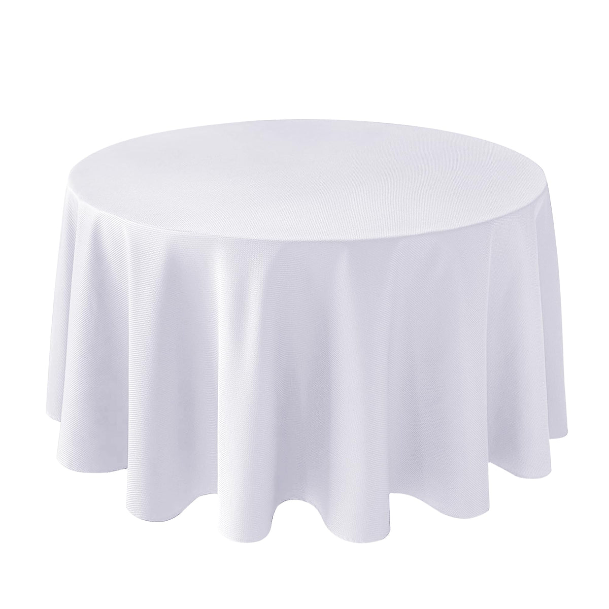 Fall Round Tablecloth 70"-Thanksgiving Autumn Fabric Textured Table Cloths