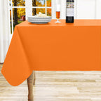 homing Rectangle Black Vinyl Waterproof Tablecloth with Flannel Backed
