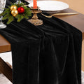4 Pack Green Velvet Table Runner Cloth Fall Luxurious Wedding Party Decor