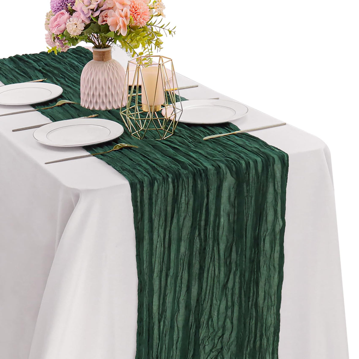 10FT Cheesecloth Table Runner Boho Party Home Decorations