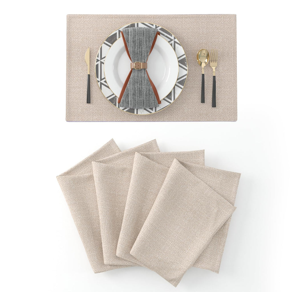 4 Piece 12 x 18 inch Soft Faux Linen Place Mats Heat Resistant Dining Table Place Mats Cloth Kitchen Table Mats 12x18 Dark Purple