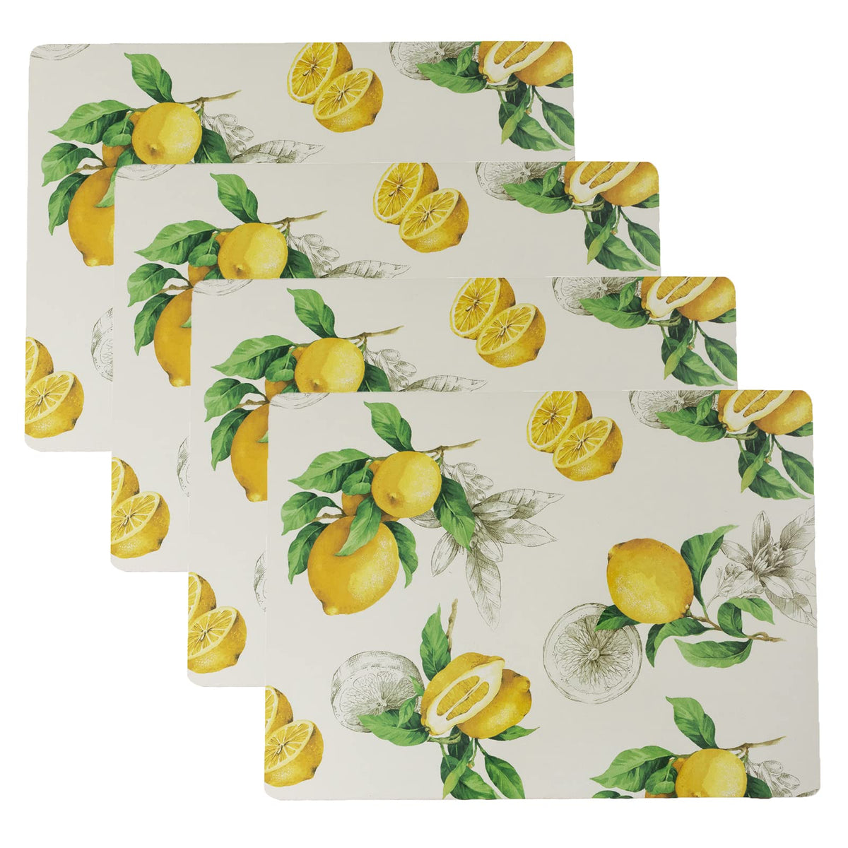 Benson Mills Cork Placemats Set of 4 (Bordeaux Wine, 12" x 16”)