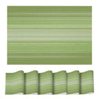 Artoid Mode Purple Gradient Stripes Placemats Set of 4, Washable Heat Resistant Non-Slip Woven Plastic Mardi Gras PVC Place Mats for Farmhouse Party Kitchen Dining Decor