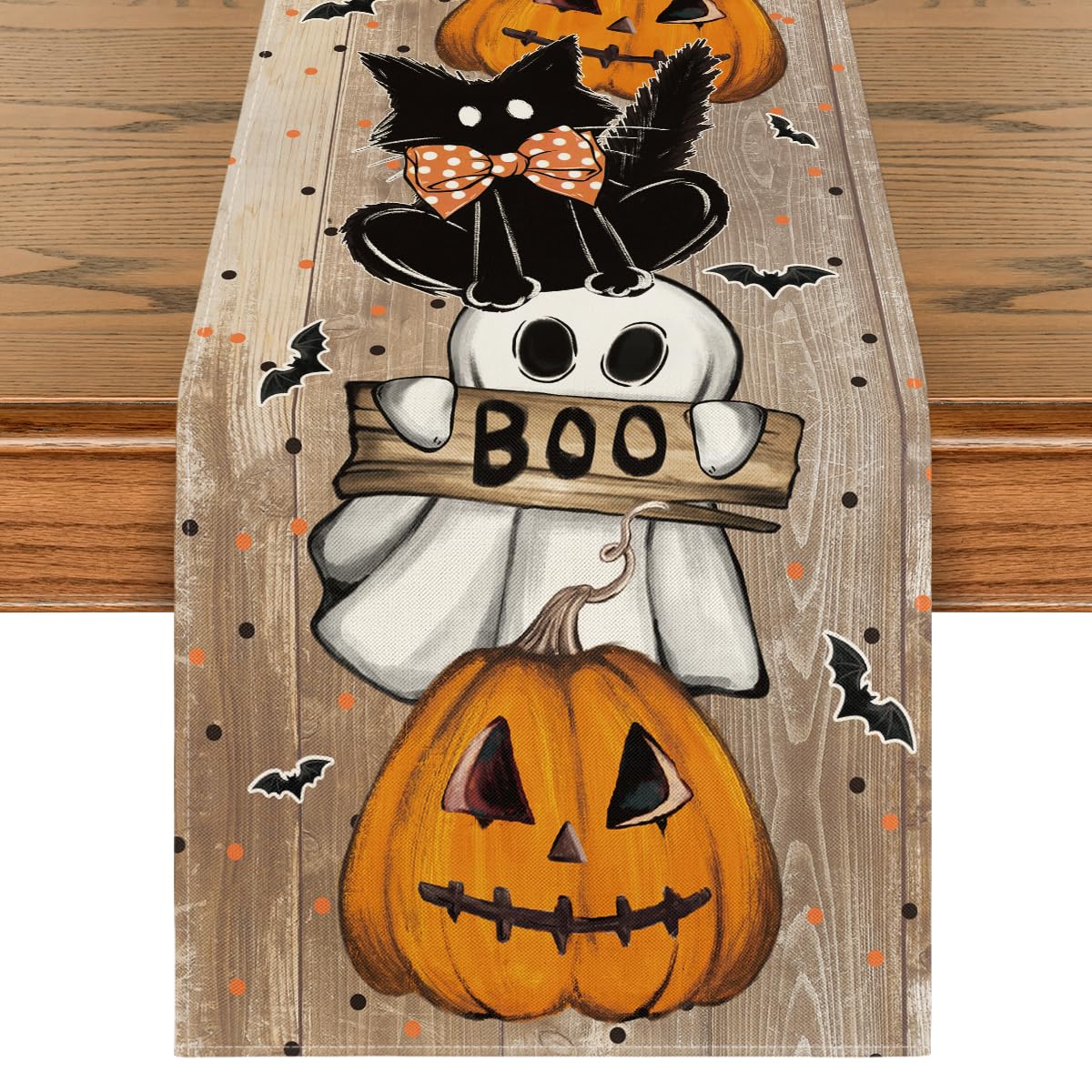 Artoid Mode 210 GSM Halloween Table Runner Home Party Decor 13x72 Inch
