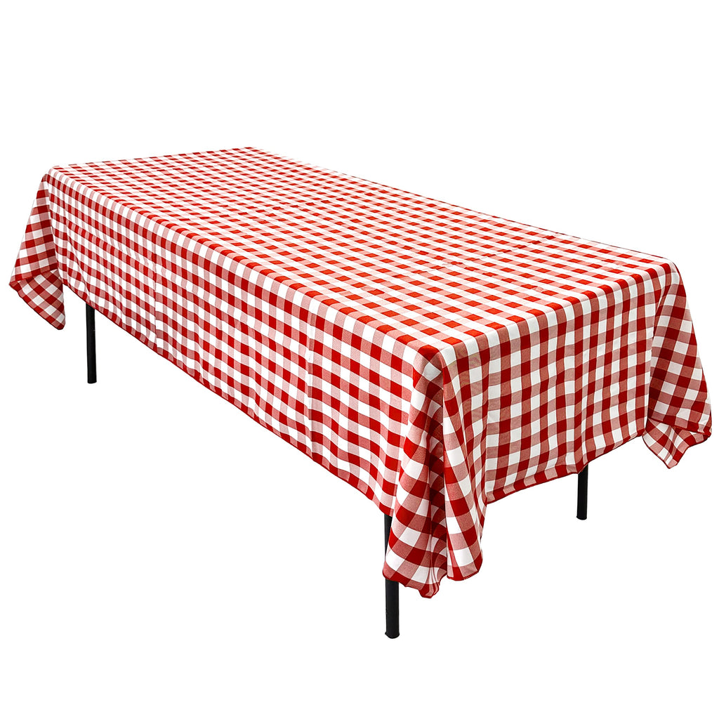 AK TRADING CO. 60 x 102-Inch Rectangular Polyester Tablecloth - Made in USA - Wrinkle-Resistant, Flame Retardant, Durable Party Table Cover, Banquet Tablecloth, Wedding Table Cover - Light Blue
