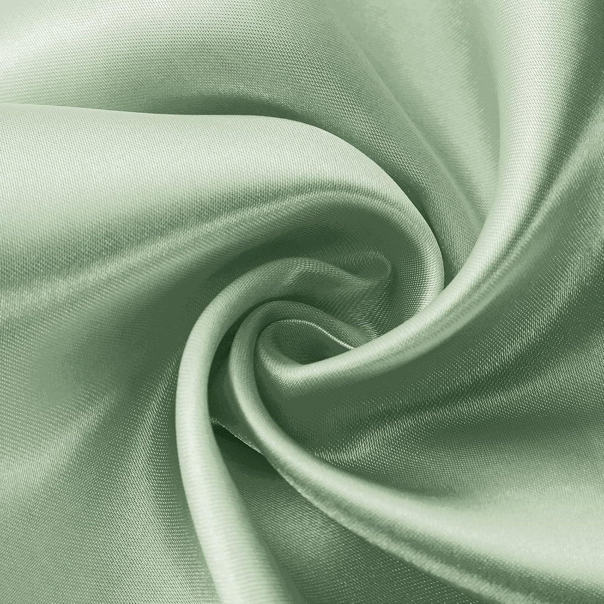 Horbaunal 12 Pack Sage Green Satin Table Runner 12 x 108 Inch