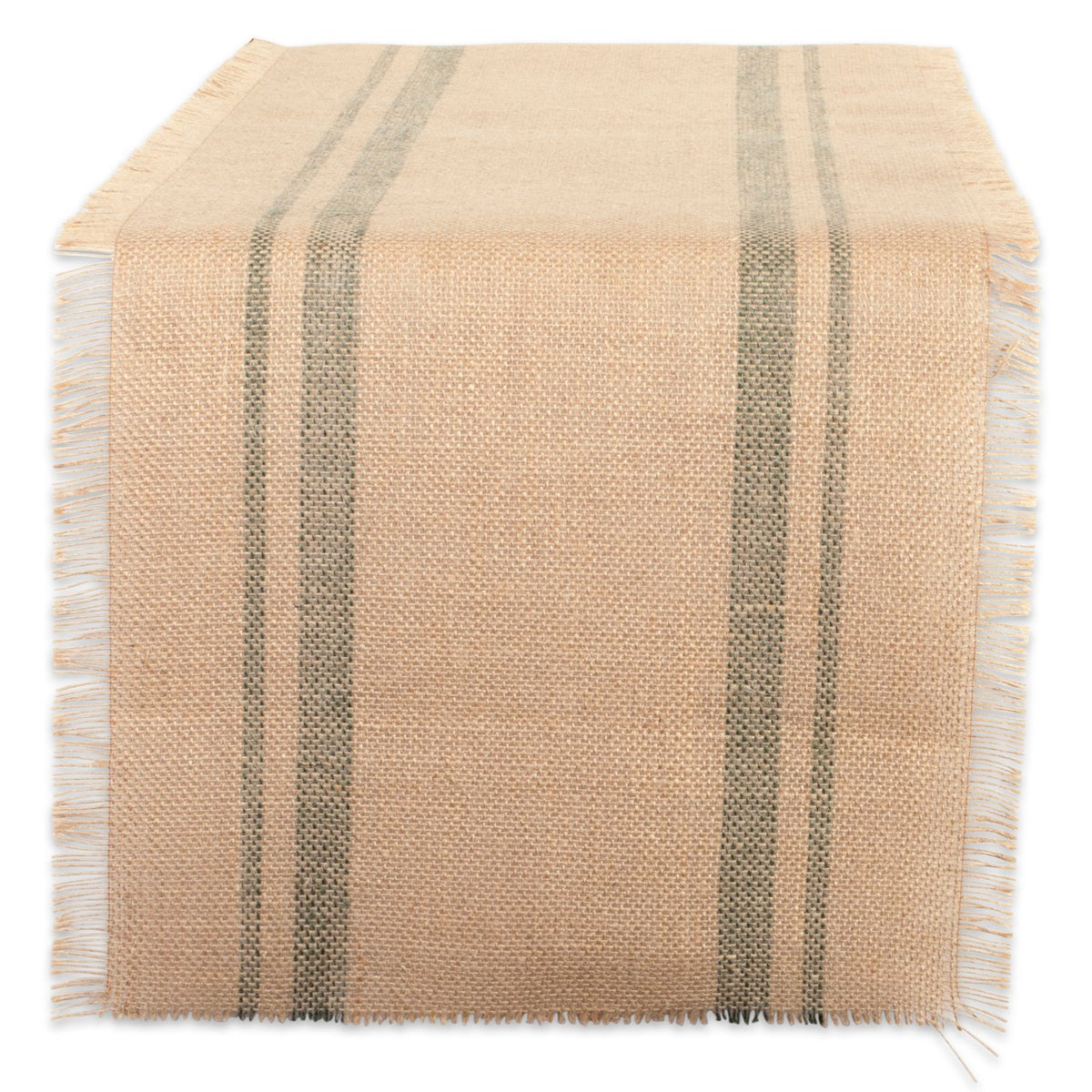 DII Jute Burlap Collection Kitchen Tabletop, Placemat Set, 13x19, Solid Natural, 6 Count
