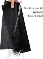 Myir JUN Black Placemats Set of 8 Kitchen and Dining Table Placemats