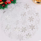 Snowkingdom 100 Pack Gold Disposable Placemats Foil Mesh 13 Inch Round Pressed Fall Table Mates 100 Set of Gold Doilies for Dining Table Wedding Birthday Party Holiday Home Decoration