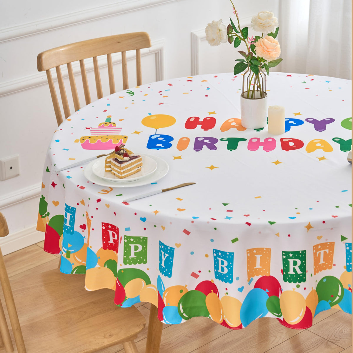 Fall Tablecloth Rectangle Fall Leaves Thanksgiving Pumpkins Table Cloth - 60 x 84 Oblong Polyester Autumn Harvest Seasonal Table Cover Washable Waterproof for Party Picnic Kitchen Dining Outdoor Décor