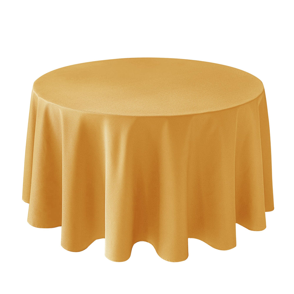 Fall Round Tablecloth 70"-Thanksgiving Autumn Fabric Textured Table Cloths