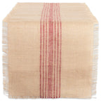DII Jute Burlap Collection Kitchen Tabletop, Placemat Set, 13x19, Solid Natural, 6 Count