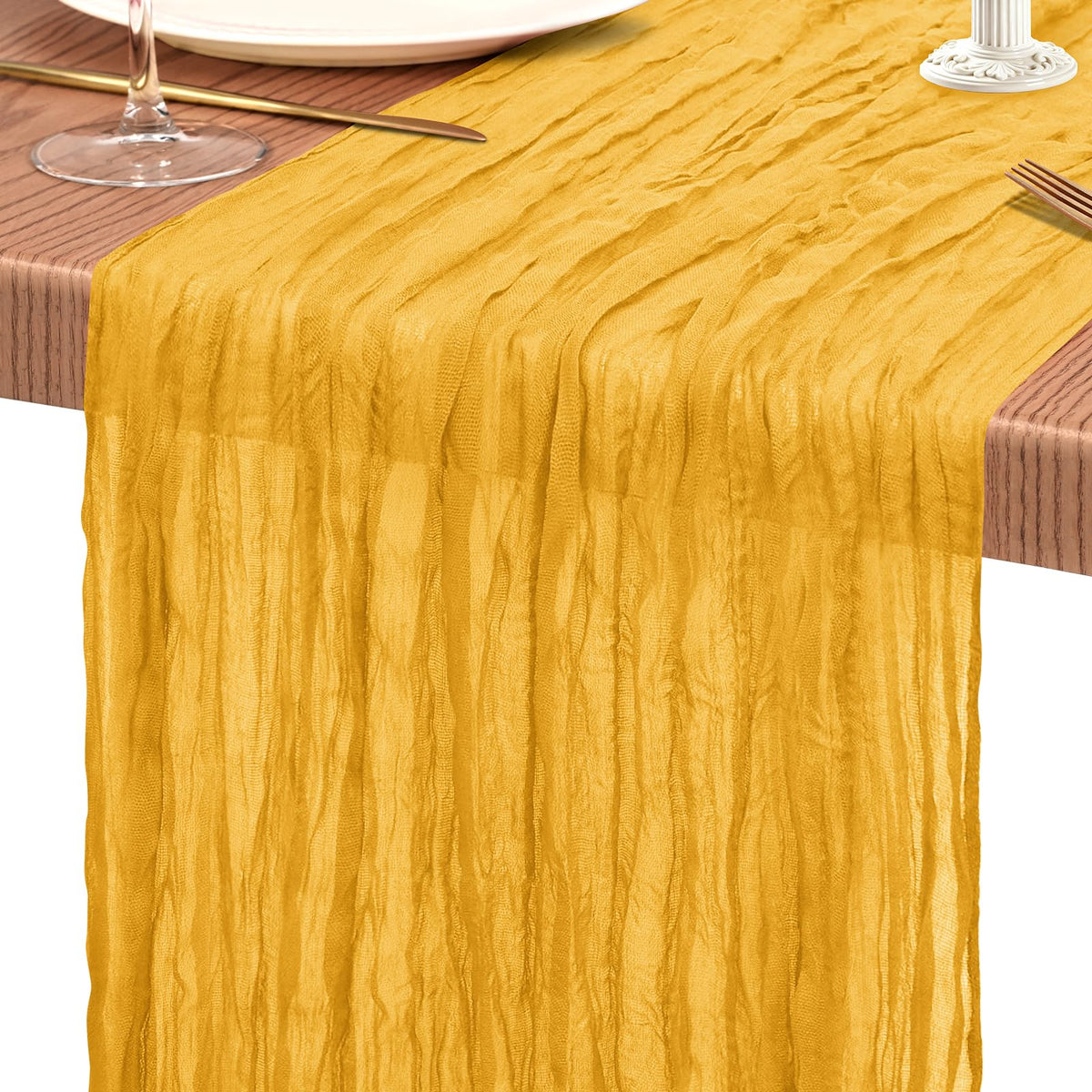 10 Pack Light Pink Cheesecloth Table Runner Wedding Birthday Table Decor