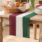 Artoid Mode Dark Grey Farmhouse Rustic Table Runner 12x72 Inch