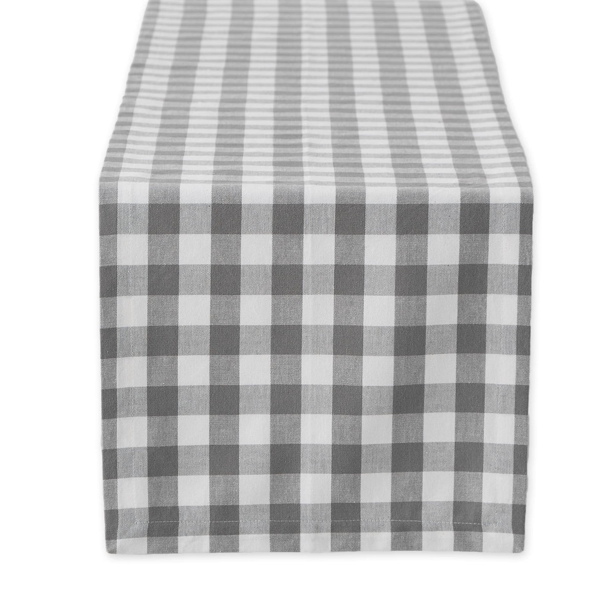DII Checkered Tabletop Collection 100% Cotton, Machine Washable, Tablecloth, 60x84, Red