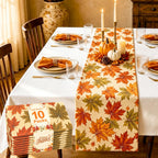 Pureegg Gold Disposable Plastic Table Runner 14x108 Inch