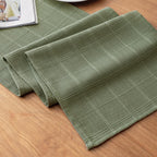 Linen Textured Table Runner, Ivory Table Runners 72 Inches Long