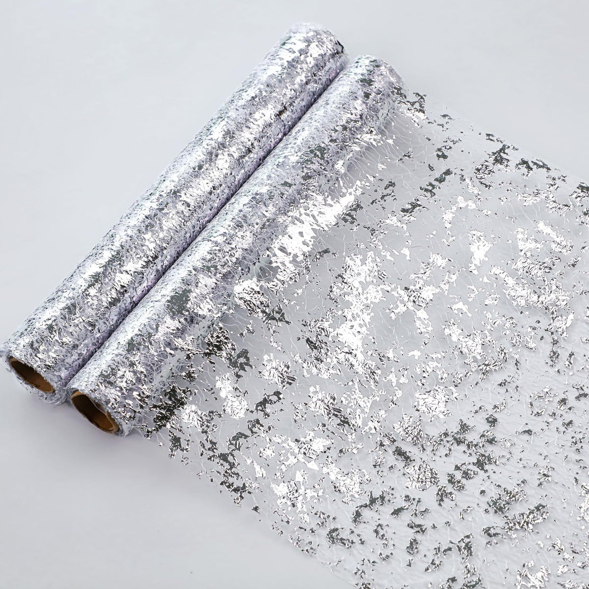 Snowkingdom 2 Pcs Gold Table Runner, Sequin Glitter Metallic Foil Thin Mesh Sparkly Runner Roll 11"x108", Gold Birthday Party Decorations, for Event Wedding Showers Christmas Thanksgiving Festive