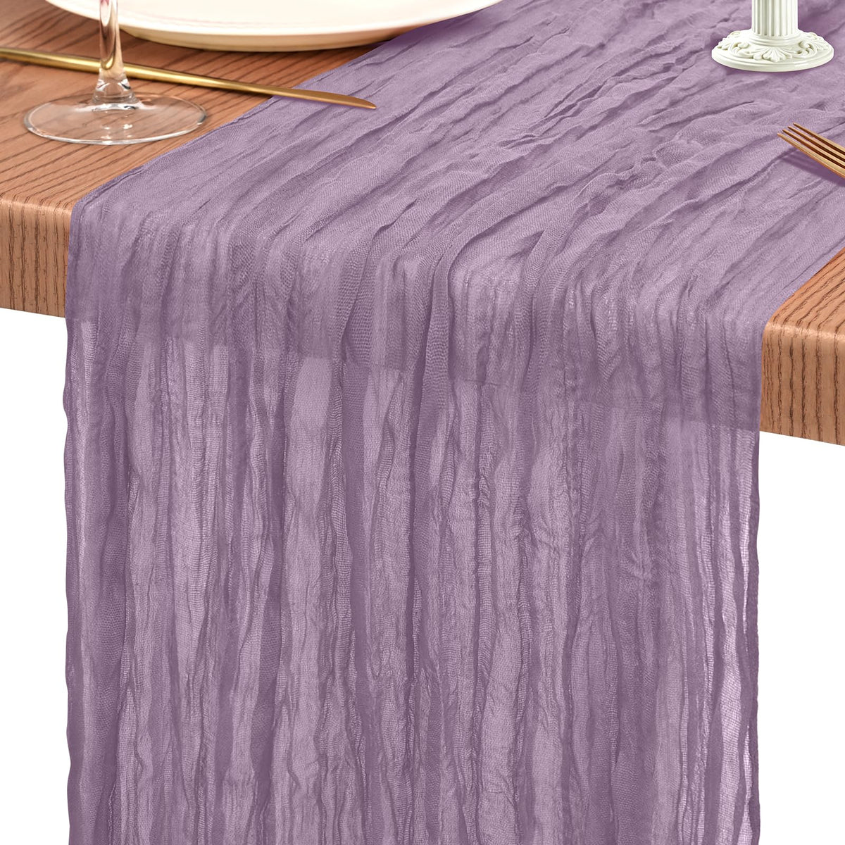 10 Pack Light Pink Cheesecloth Table Runner Wedding Birthday Table Decor