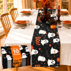 Pureegg Gold Disposable Plastic Table Runner 14x108 Inch