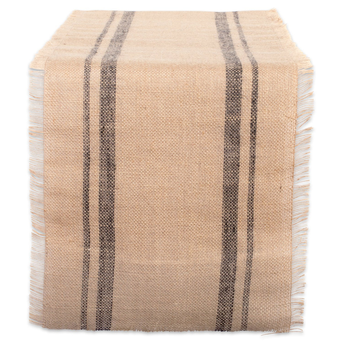 DII Jute Burlap Collection Kitchen Tabletop, Placemat Set, 13x19, Solid Natural, 6 Count