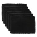 DII Jute Burlap Collection Kitchen Tabletop, Placemat Set, 13x19, Solid Natural, 6 Count