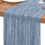 10 Pack Light Pink Cheesecloth Table Runner Wedding Birthday Table Decor