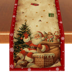 Rvsticty Fall Table Runner,Autumn Thanksgiving Decorations for Home Decor