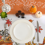 Fall Tablecloth 60x84 Inch Rectangle - Fall Decor Fade Resistant