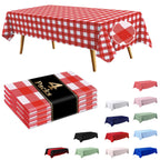 10 Pack Light Pink Disposable Tablecloth, Leakproof & Sturdy Table Cloth