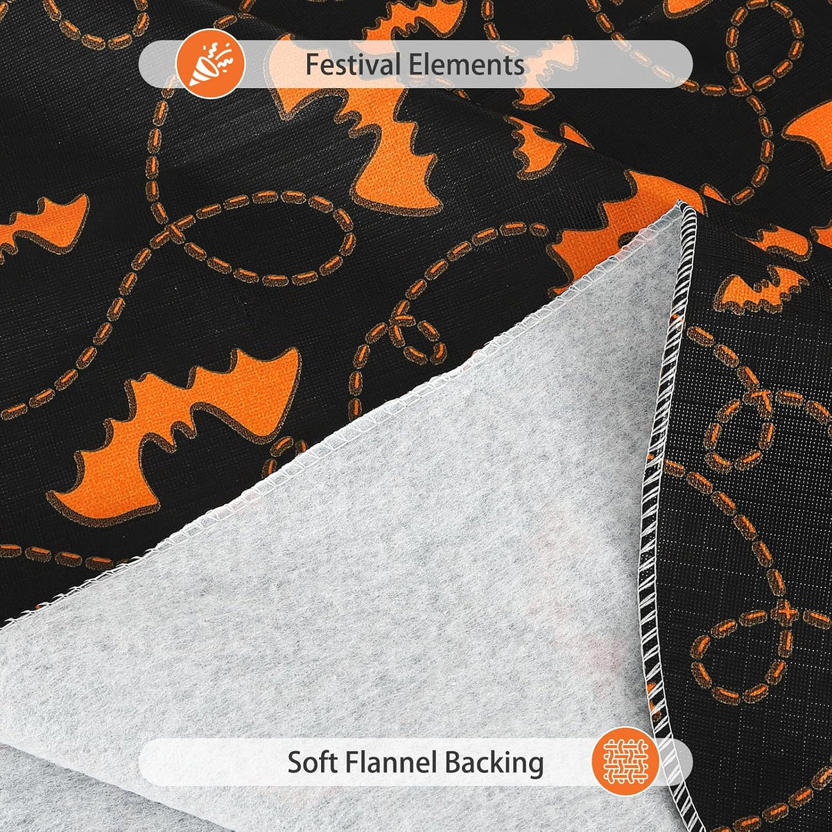 Vinyl Tablecloth with Flannel Backing for Rectangle Tables, 70 * 52 Inch Heavy Duty PEVA Waterproof Plastic Oilcloth, Wipeable Reusable Table Cover for Outdoor, Kitchen
