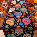 OHOME Fall Decor - Stained Glass Table Runner