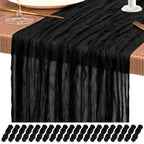 10 Pack Light Pink Cheesecloth Table Runner Wedding Birthday Table Decor
