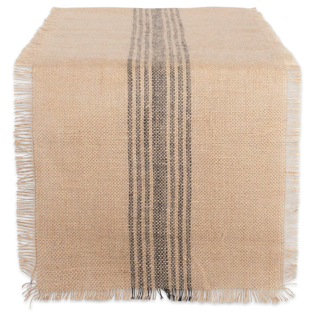 DII Jute Burlap Collection Kitchen Tabletop, Placemat Set, 13x19, Solid Natural, 6 Count