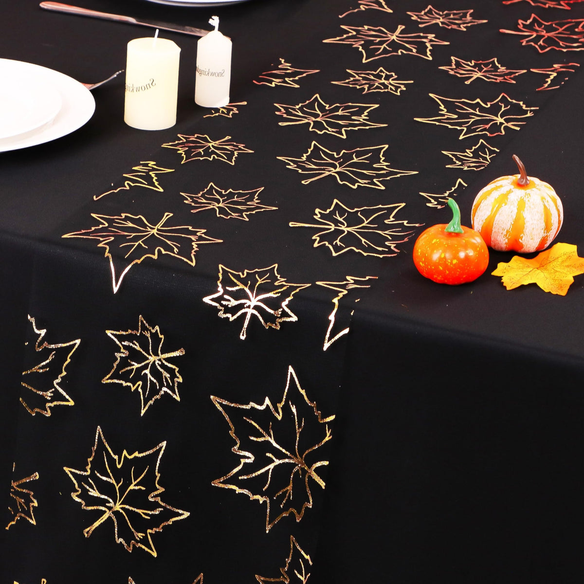 Snowkingdom 2 Pcs Gold Table Runner, Sequin Glitter Metallic Foil Thin Mesh Sparkly Runner Roll 11"x108", Gold Birthday Party Decorations, for Event Wedding Showers Christmas Thanksgiving Festive