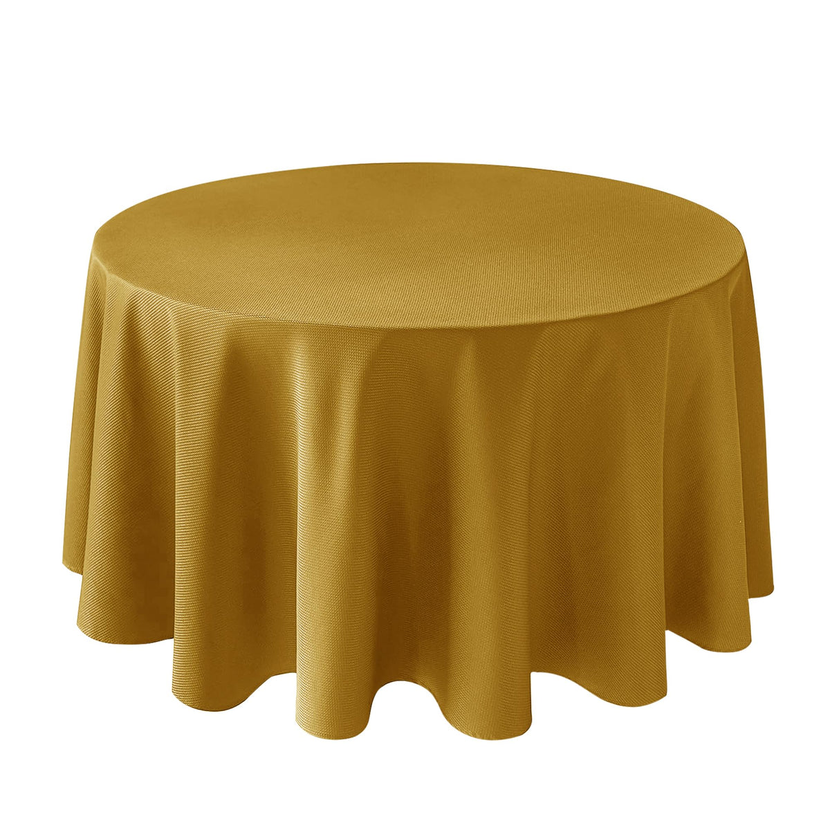 Fall Round Tablecloth 70"-Thanksgiving Autumn Fabric Textured Table Cloths