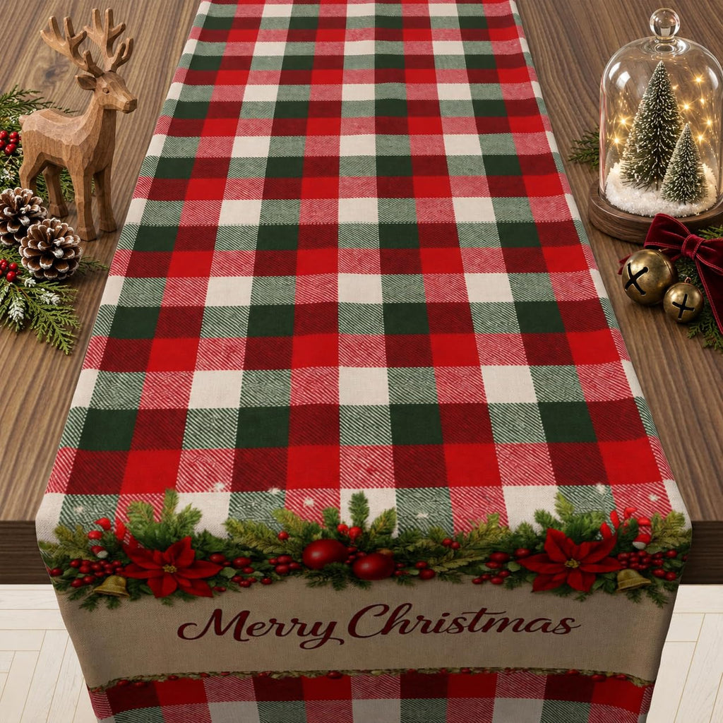 Fall Decorations for Home - Orange Lace Fall Leaves Table Runner