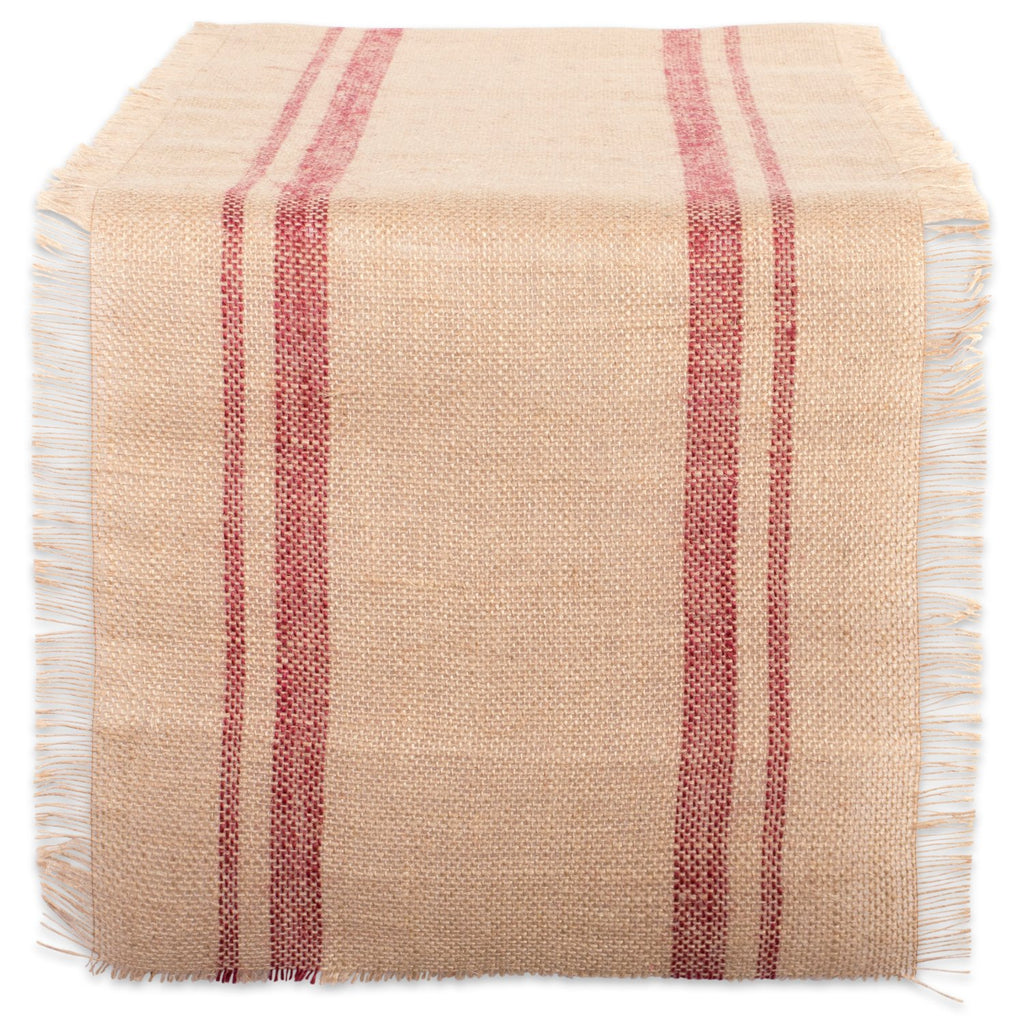 DII Jute Burlap Collection Kitchen Tabletop, Placemat Set, 13x19, Solid Natural, 6 Count