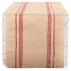 DII Jute Burlap Collection Kitchen Tabletop, Placemat Set, 13x19, Solid Natural, 6 Count
