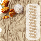 12 Pack Beige Cheesecloth Table Runner 17 x 108 Inch Gauze Table Runner Fabric Semi Sheer Cheese Cloth Table Decoration Bulk for Rustic Romantic Wedding Baby Shower Table Decoration