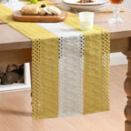 Artoid Mode Dark Grey Farmhouse Rustic Table Runner 12x72 Inch