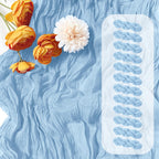 12 Pack Beige Cheesecloth Table Runner 17 x 108 Inch Gauze Table Runner Fabric Semi Sheer Cheese Cloth Table Decoration Bulk for Rustic Romantic Wedding Baby Shower Table Decoration