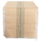 DII Jute Burlap Collection Kitchen Tabletop, Placemat Set, 13x19, Solid Natural, 6 Count