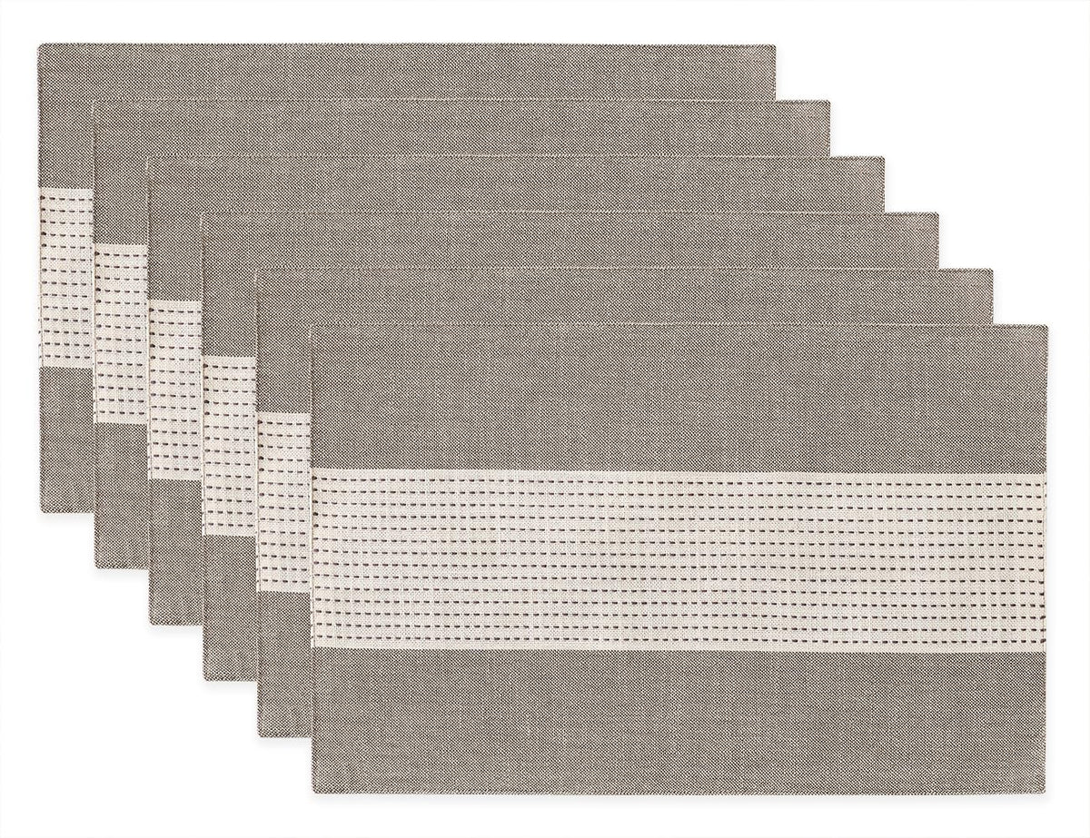 Wracra Linen Table Runner, Stripe Table Runners 72 Inches Sage Green