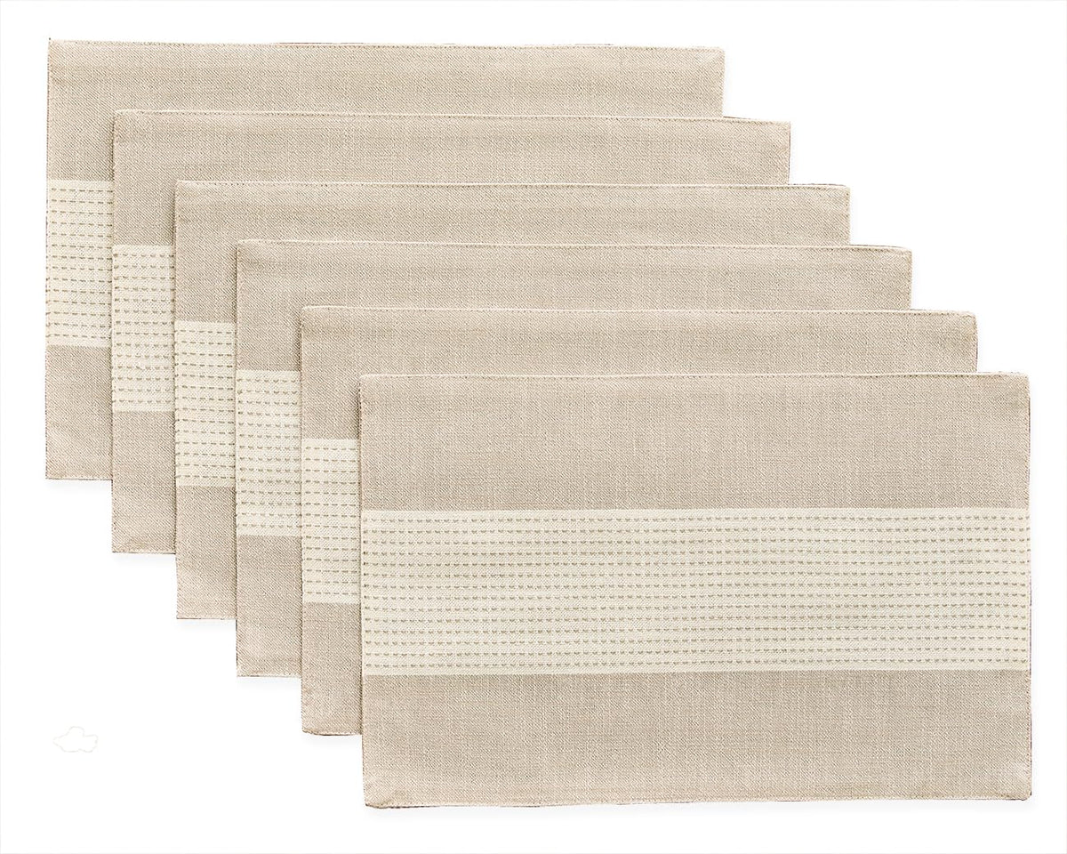 Wracra Linen Table Runner, Stripe Table Runners 72 Inches Sage Green